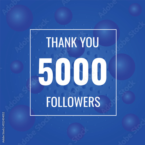 5000 OR 5k followers celebration. Thank you 5000   followers congratulation template banner. banner for social 5k friends and followers. celebrate subscribers and followers.
