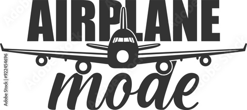 Airplane Mode - Aviation Illustration