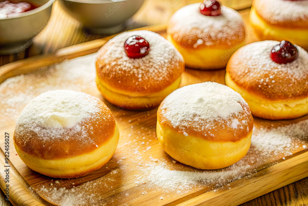 doughnuts with icing sugar doughnuts with icing sugar