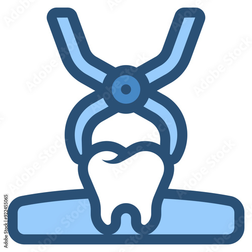 dental tooth extraction icon