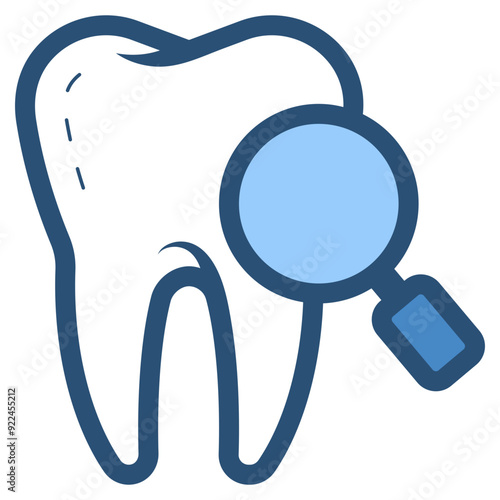 tooth inspection icon
