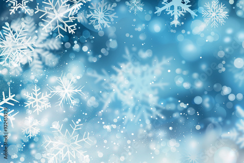 Winter Wonderland: Abstract Snowflakes