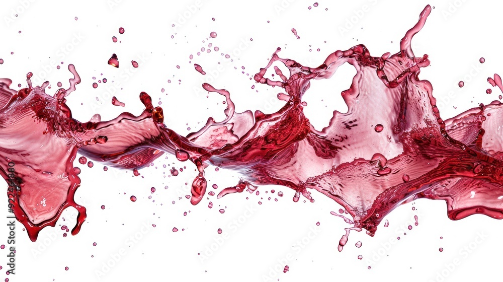 Red Liquid Splash - A Dynamic Burst of Color Red Liquid Splash - A Dynamic Burst of Color