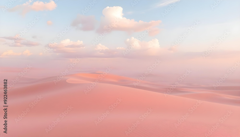 desert humps with pleasant blue hues of clouds with light fog desert humps with pleasant blue hues of clouds with light fog