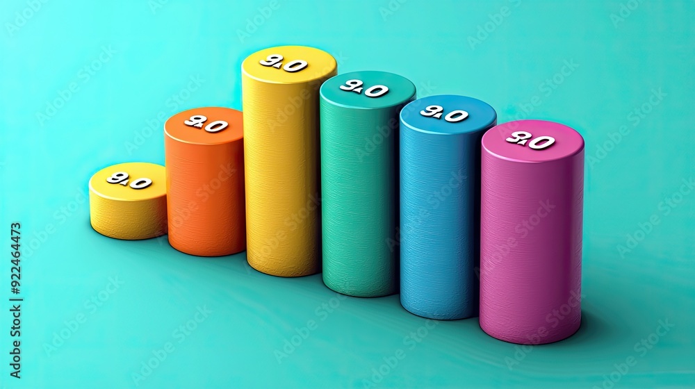 Create a manual graphic that displays numerical data using bar charts. Create a manual graphic that displays numerical data using bar charts.