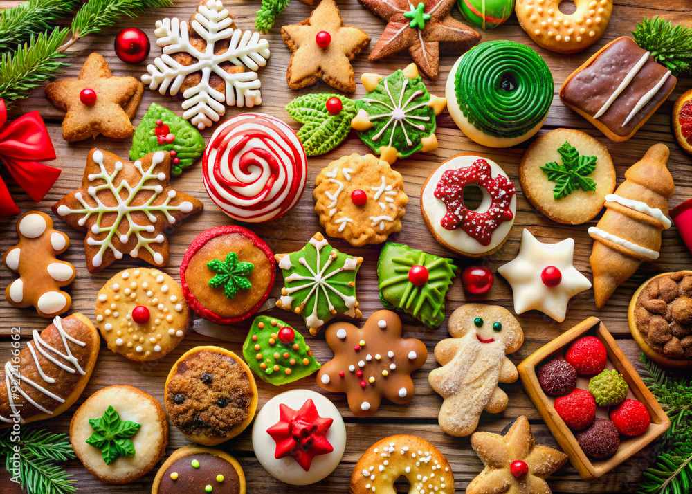 christmas cookies with chocolate christmas cookies with chocolate