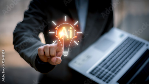 Wallpaper Mural Ai Technology concept, Ai tech System. Chatbot intelligence Ai. Chat with AI Artificial Intelligence, developed by OpenAI generate. Futuristic technology, robot in online system, smart robot AI. Torontodigital.ca