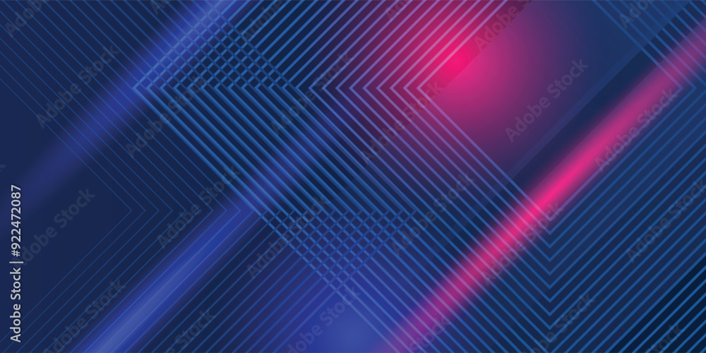 Dark blue background. Modern line stripes curve abstract presentation background. Luxury paper cut background. Dark blue background. Modern line stripes curve abstract presentation background. Luxury paper cut background.