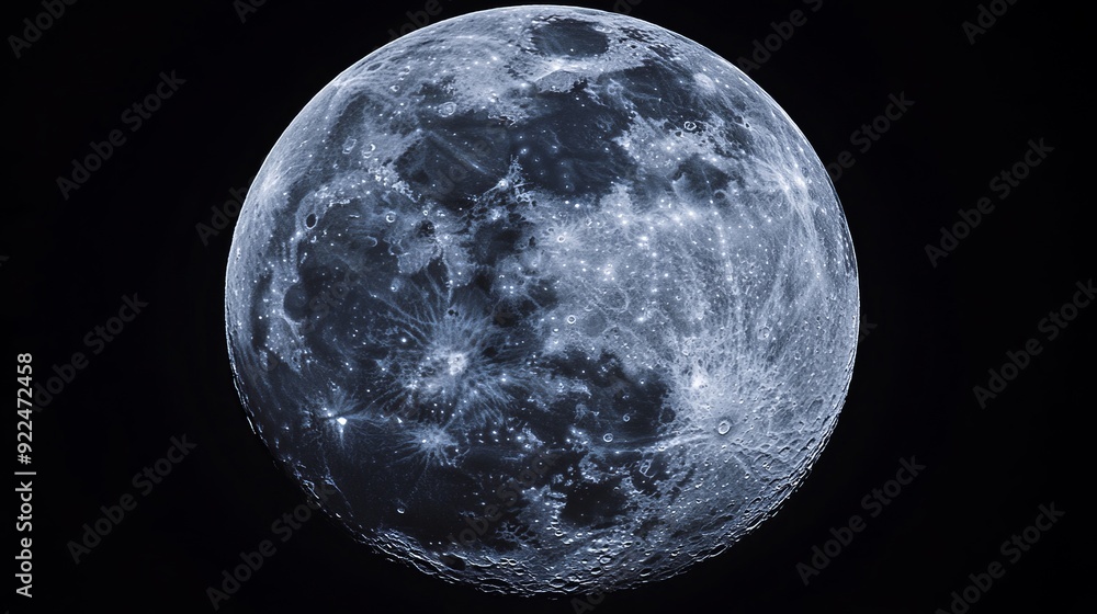 Obraz premium Full Moon Overhead