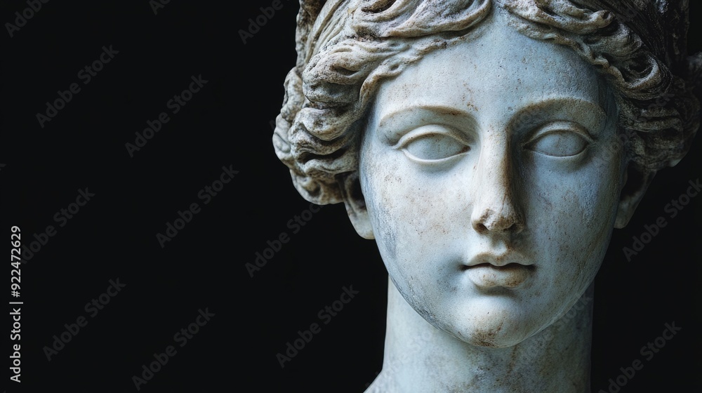 Venus God. Renaissance Statue of Aphrodite, Goddess of Love and Beauty in Greek Mythology Venus God. Renaissance Statue of Aphrodite, Goddess of Love and Beauty in Greek Mythology