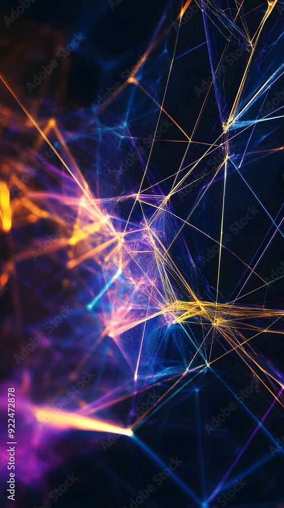 A digital web of lines and grids, representing the intricate network in data science A digital web of lines and grids, representing the intricate network in data science
