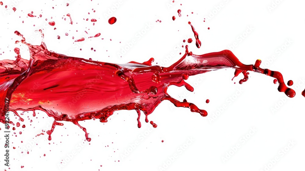 Red Liquid Splash Red Liquid Splash