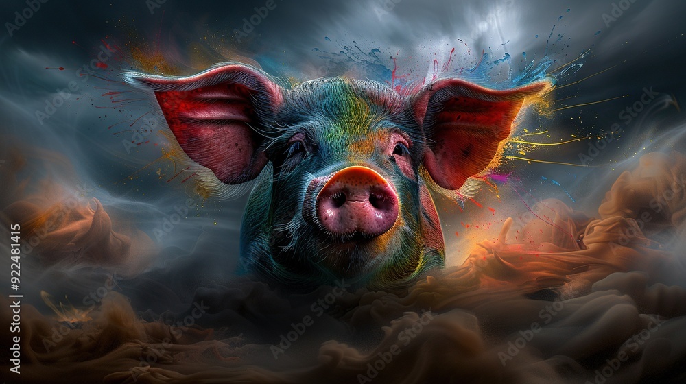 Pig Face Painting Pig Face Painting