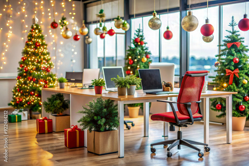 christmas tree with christmas decorations