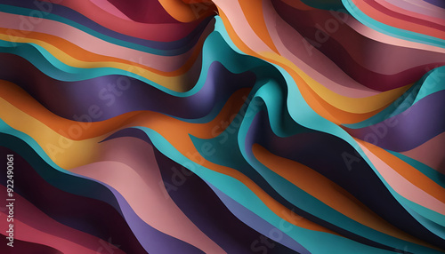 Wallpaper Mural Abstract background, A colorful abstract background design. Generative Ai Torontodigital.ca