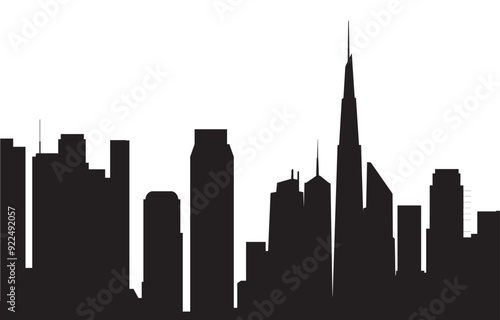 City Skyline Silhouette.