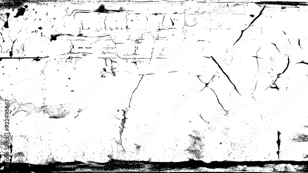 Distressed Black and White Grunge Texture Overlay Distressed Black and White Grunge Texture Overlay