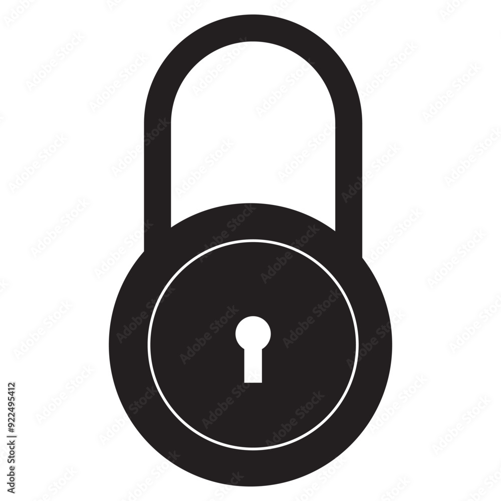 lock icon on white lock icon. Close and open lock icon on a white background. vector illustration. lock icon on white lock icon. Close and open lock icon on a white background. vector illustration.