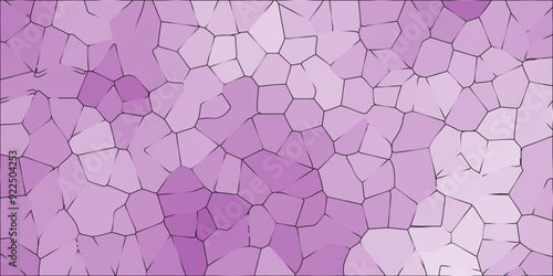 Abstract pink hexagon ceramic with gray line. Multicolor Broken Stained Glass Background quartz pattern art Blue mosaic from fragments. Glass Background For Artful Websites, Presentations, Brochures