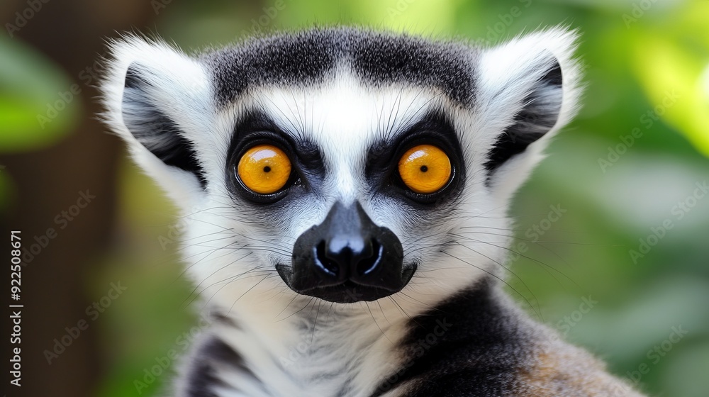 Curious Lemur Portrait Curious Lemur Portrait