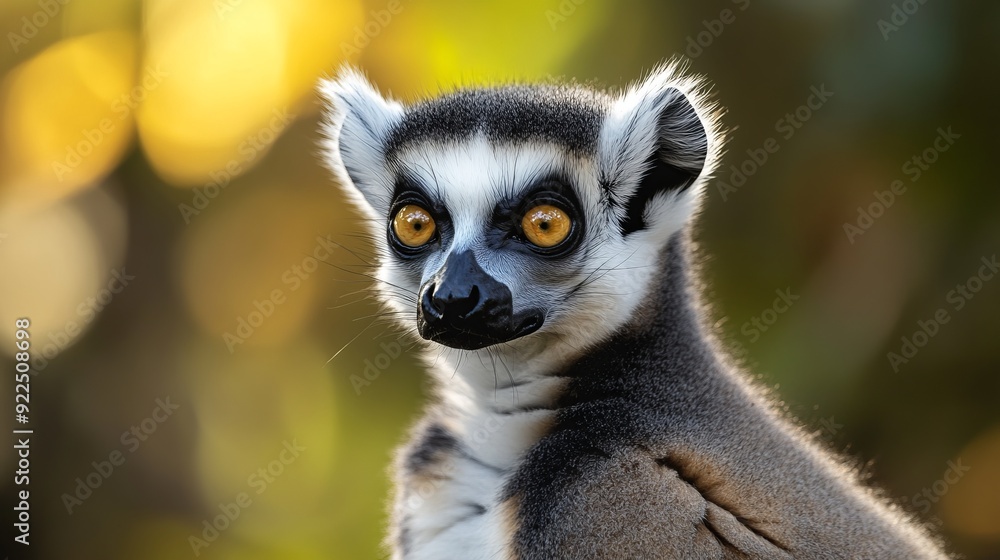 Curious Lemur Portrait Curious Lemur Portrait