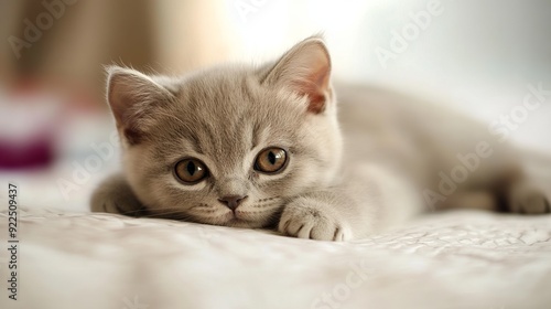 Cute Kitten Resting