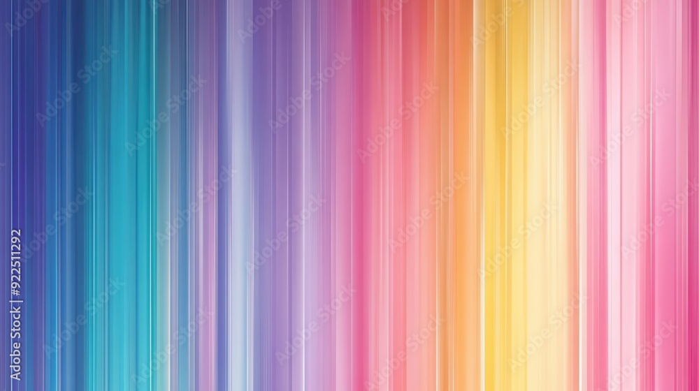 A vibrant gradient background featuring soft stripes in hues of blue, purple, pink, and yellow, perfect for various design projects.