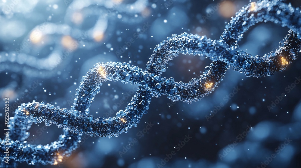 DNA Structure with Chromosome Highlights: A detailed image of the DNA structure with prominent highlights of chromosomes, showing the intricate connections and structural details. DNA Structure with Chromosome Highlights: A detailed image of the DNA structure with prominent highlights of chromosomes, showing the intricate connections and structural details.