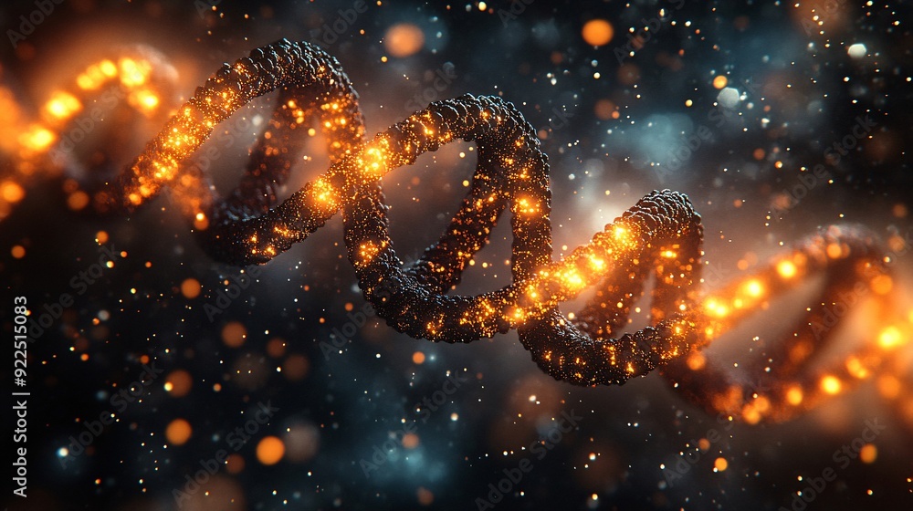 DNA Helix with Chromosome Detail: A close-up of the DNA helix with detailed views of chromosomes, emphasizing their structural and functional aspects. DNA Helix with Chromosome Detail: A close-up of the DNA helix with detailed views of chromosomes, emphasizing their structural and functional aspects.