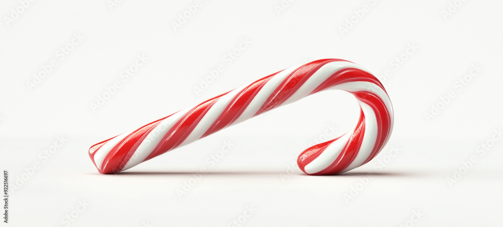 Obraz premium Candy cane on a white background