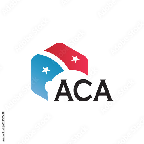 ACA letter logo design on white background. Creative modern ACA letter logo design. Vector design.