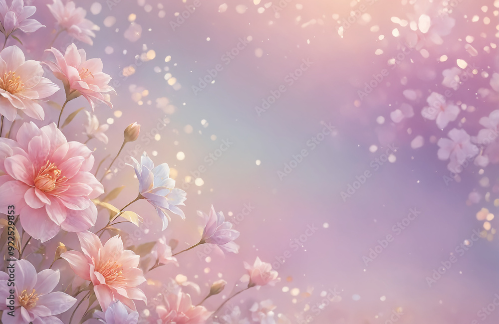 beautiful pastel colour flower and flower petals dreamy background beautiful pastel colour flower and flower petals dreamy background