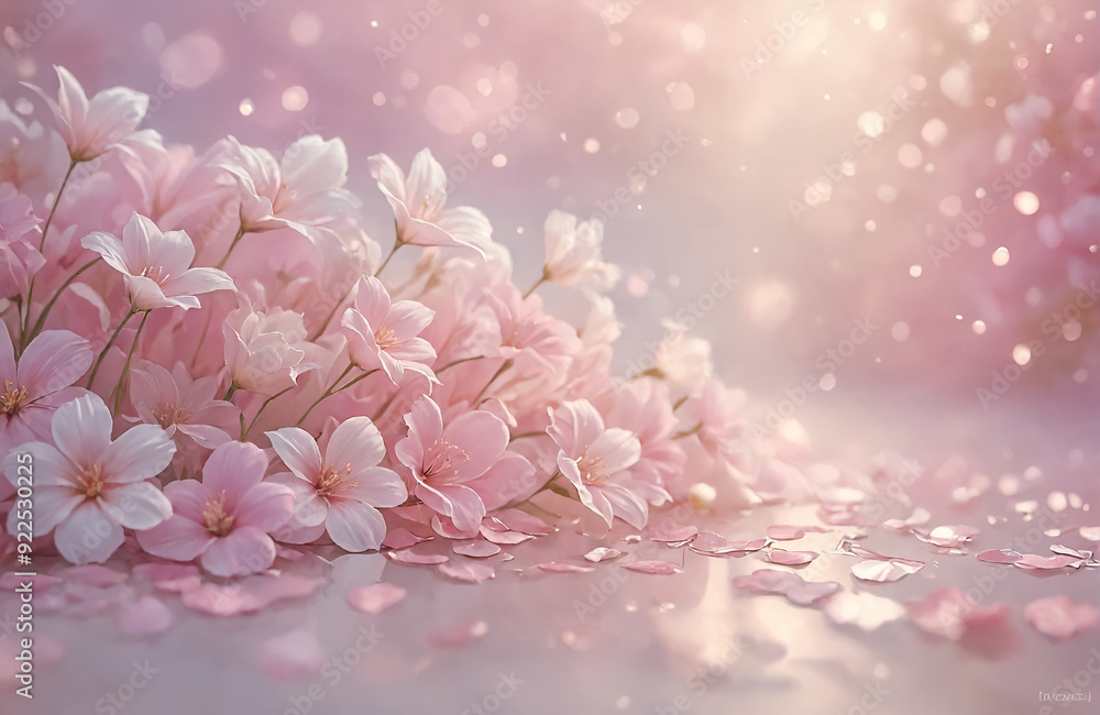 beautiful pastel colour flower and flower petals dreamy background beautiful pastel colour flower and flower petals dreamy background