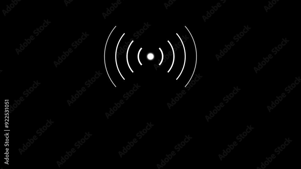 Technology Radio wave station signal animation background 4k resolution. Technology Radio wave station signal animation background 4k resolution.