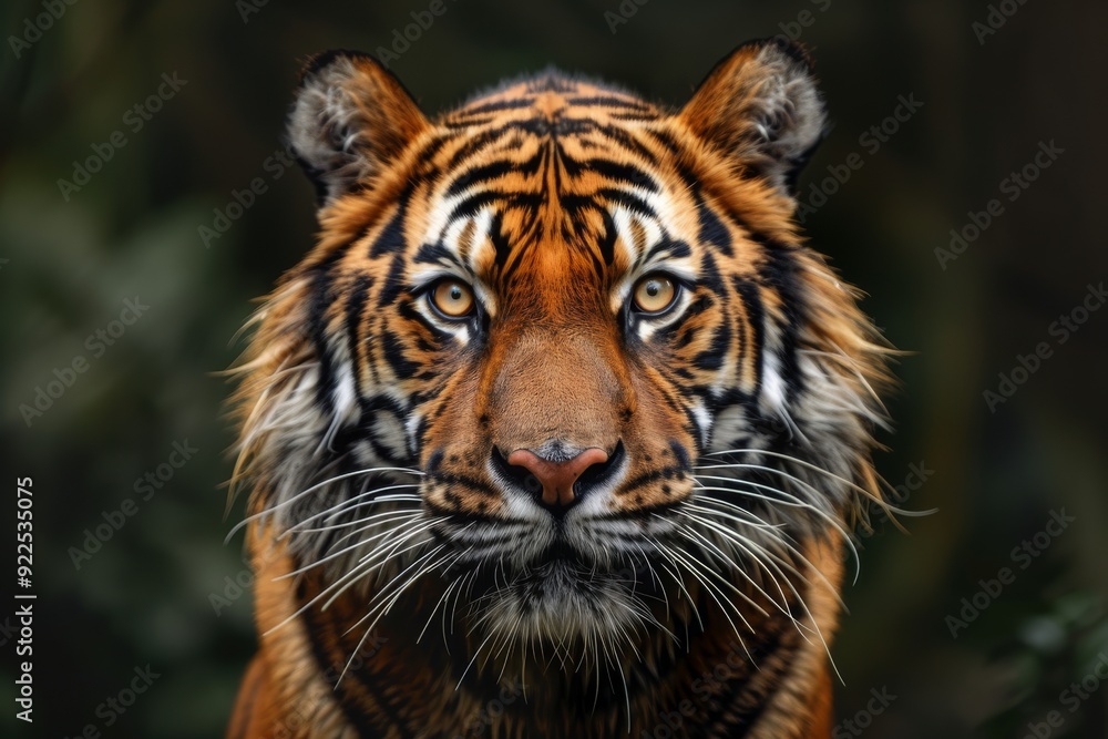 Fototapeta premium tiger bohemian neutral colours animal