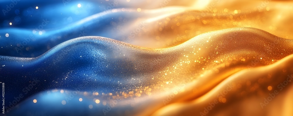 Glowing Celestial Cosmos with Shimmering Swirling Ethereal Atmosphere and Iridescent Energy