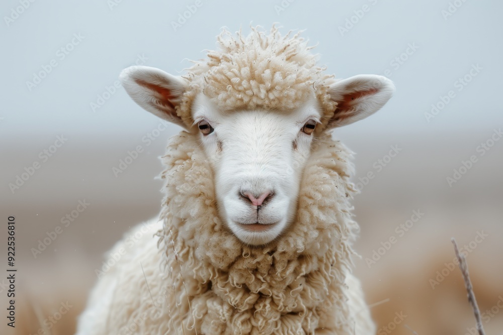 close up of a sheep