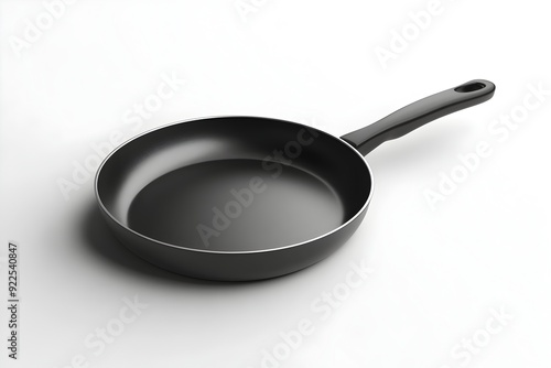 Wallpaper Mural Black Cast Iron Skillet on Gray Background   Minimalist Cooking Utensil for Meal Torontodigital.ca
