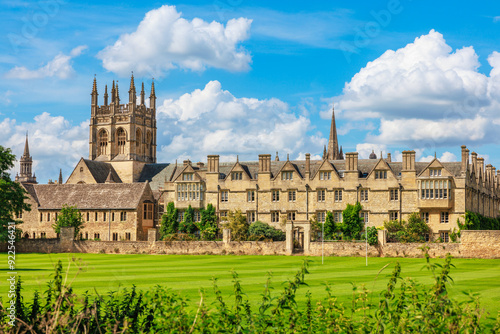 Merton College building. Oxford, England photo