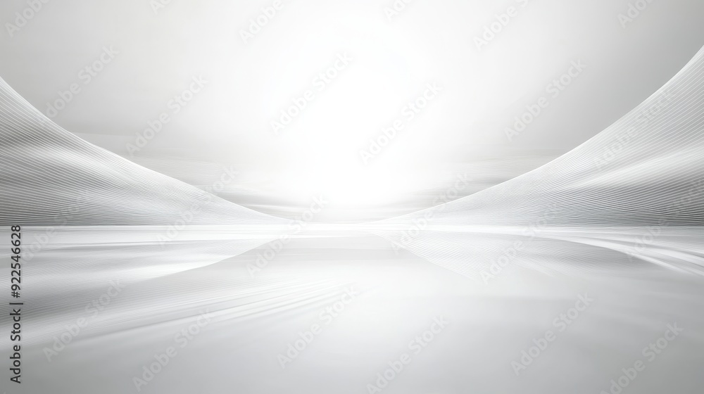 Abstract White Lines and Reflections, abstract, white, digital art, background Abstract White Lines and Reflections, abstract, white, digital art, background