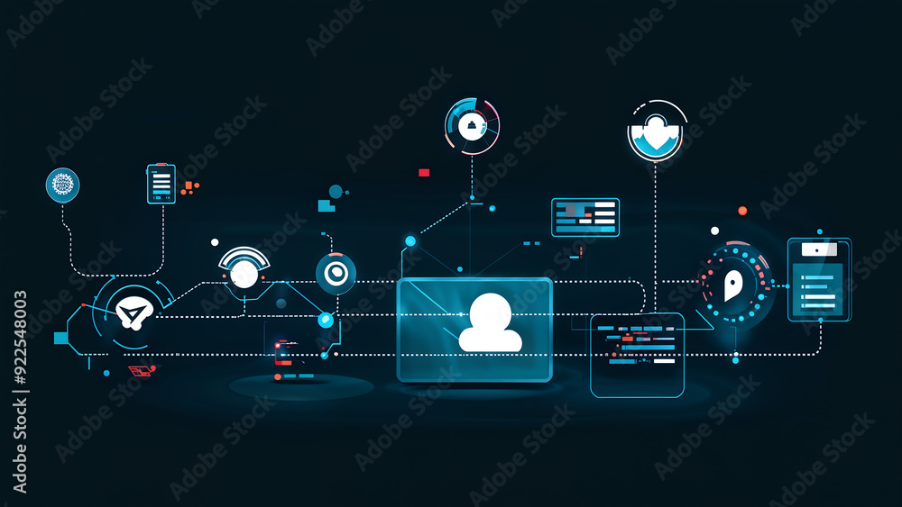 social network concept icons social network concept icons