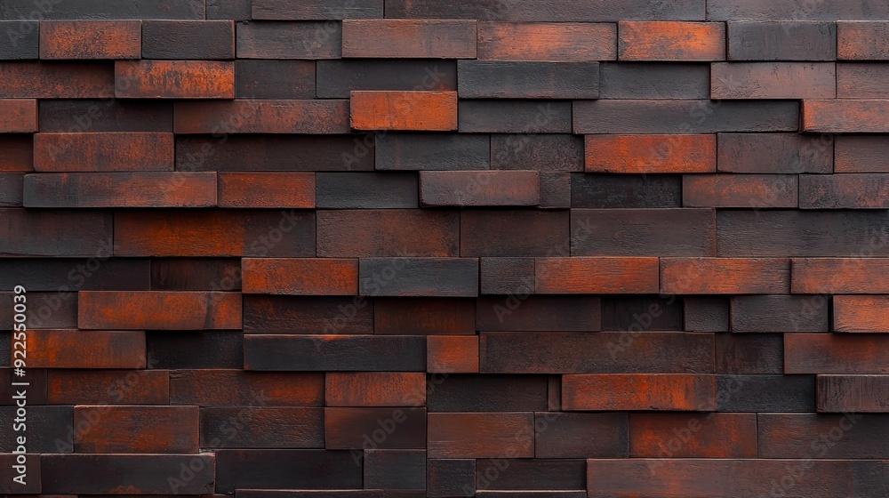 Obraz premium Rustic Brick Wall Texture - Abstract Brickwork Pattern, Brick Wall, Brickwork, Architecture