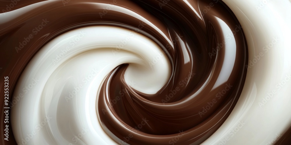 A dynamic spiral pattern combining rich dark brown and creamy white textures. The smooth, flowing design creates a sense of movement and contrast, evoking a luxurious and indulgent visual experience.
A dynamic spiral pattern combining rich dark brown and creamy white textures. The smooth, flowing design creates a sense of movement and contrast, evoking a luxurious and indulgent visual experience.