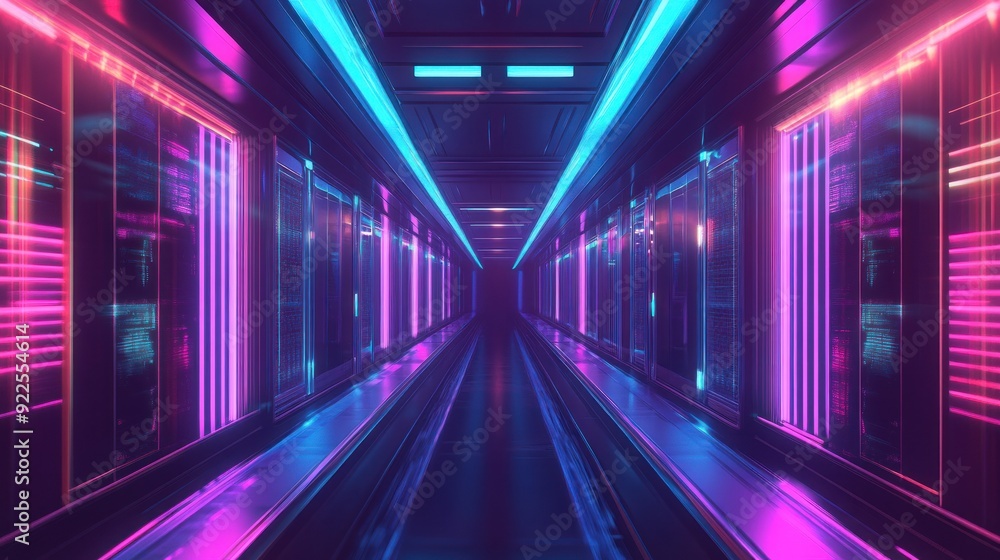 Neon Corridor Neon Corridor