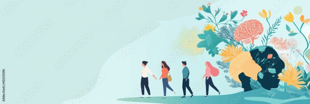 Mental Health Awareness Month: Vibrant Vector Web Banners for Social Media, Posters, and Flyers Reflecting Care and Support in Healthcare Design. Mental Health Awareness Month: Vibrant Vector Web Banners for Social Media, Posters, and Flyers Reflecting Care and Support in Healthcare Design.