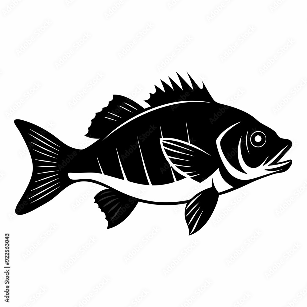 Perch Black silhouette Perch Black silhouette