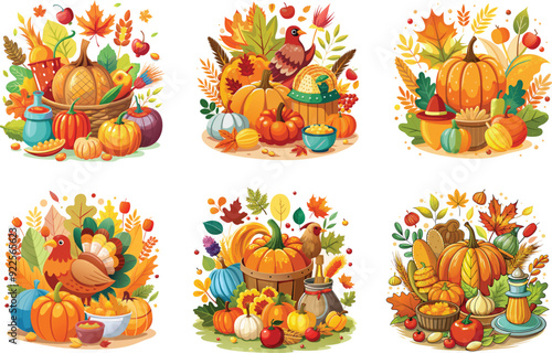 Thanksgiving vector design