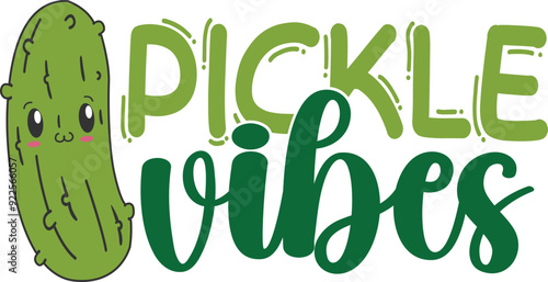 Pickle Vibes - Pickles Illustration