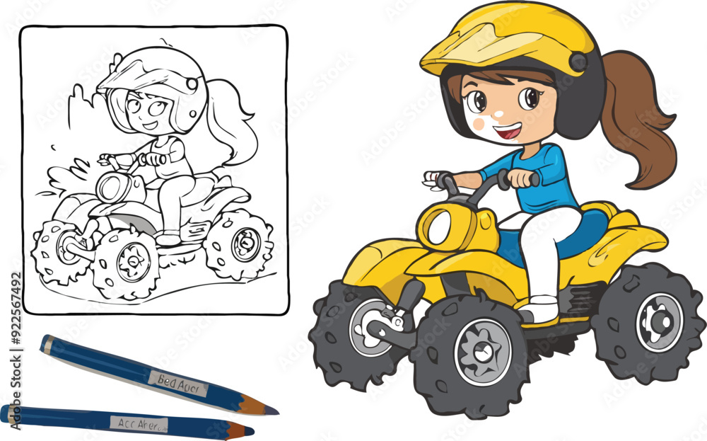 coloring page a simple drawing of baby boy driving vehicle, Coloring book coloring page a simple drawing of baby boy driving vehicle, Coloring book