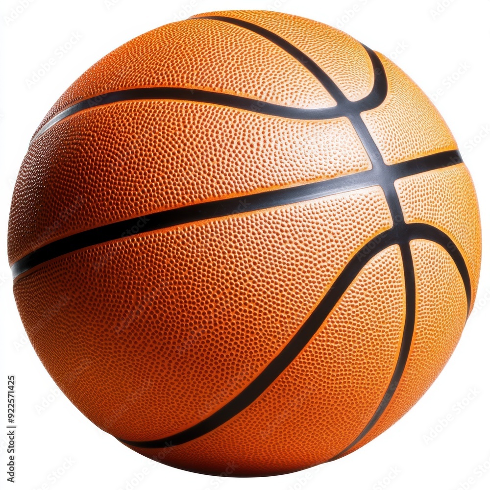 Fototapeta premium basketball ball isolated on white